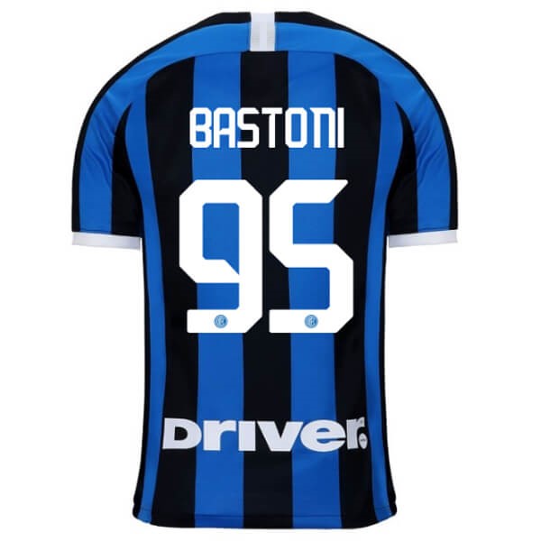 Trikot Inter Milan NO.95 Bastoni Heim 2019-20 Blau Fussballtrikots Günstig